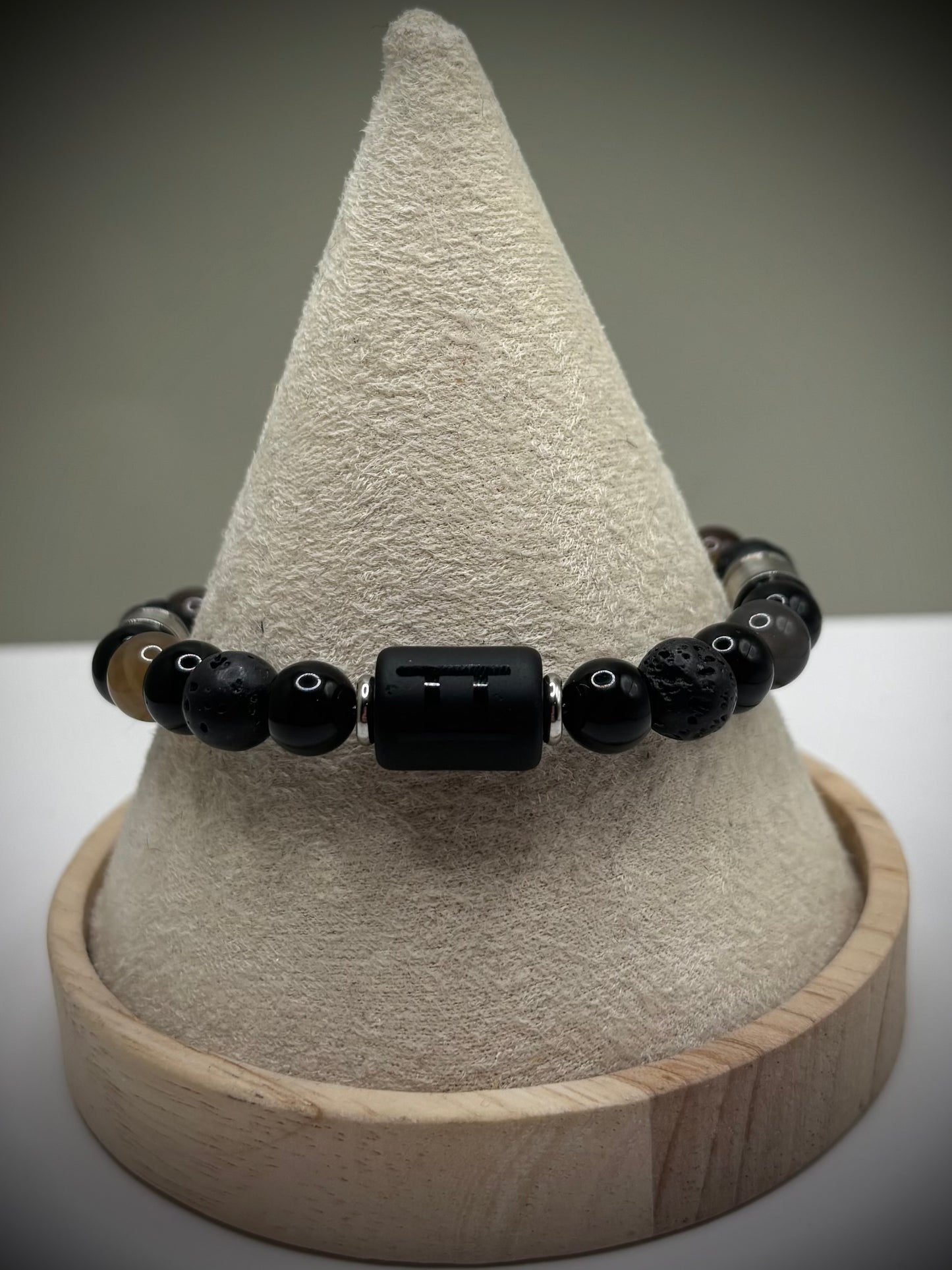 “Gemini Axis” - мъжка гривна зодия Близнаци