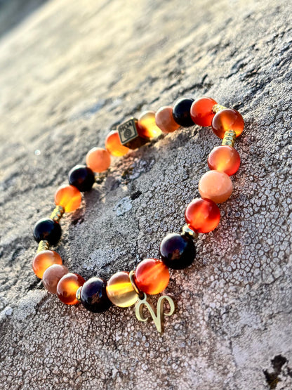 “Aries Rubra” - дамска гривна зодия Овен