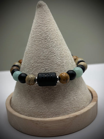 “Virgo Silent” - мъжка гривна зодия Дева