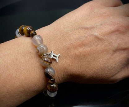 “Gemini Dualis” - дамска гривна зодия Близнаци