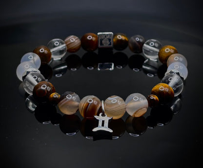 “Gemini Dualis” - дамска гривна зодия Близнаци