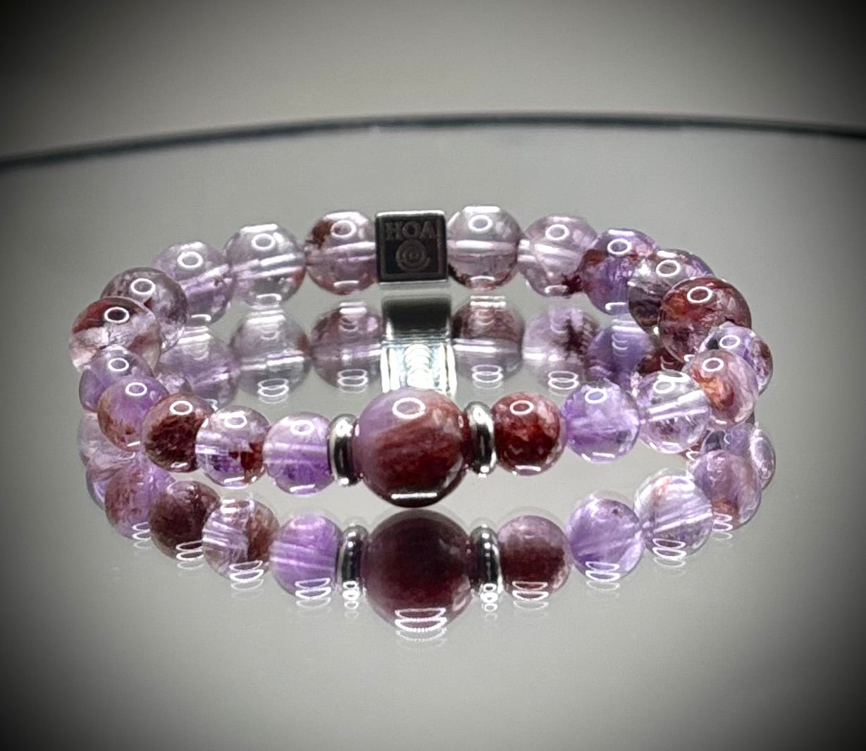 Гривна HOA „Мелодит“ от естествени камъни, ръчно изработена. Висок клас мелодит в мистичен и отличителен стил.