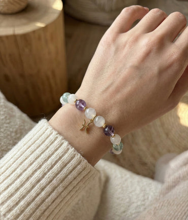 “Pisces Lumen” - дамска гривна зодия Риби