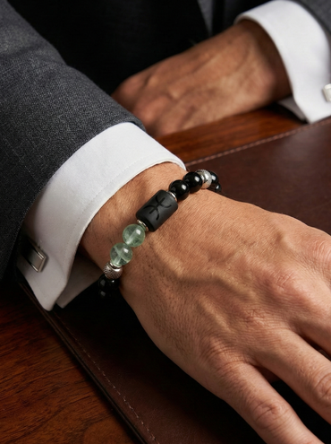 “Pisces Abyssus” - мъжка гривна зодия Риби