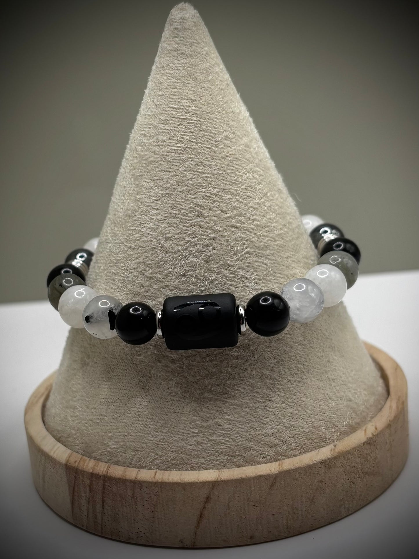 “Cancer Tides” - мъжка гривна зодия Рак