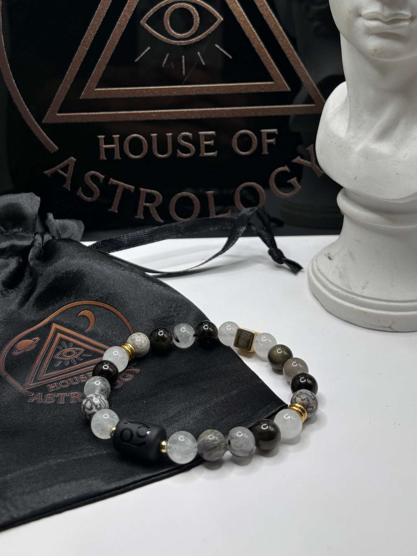 “Cancer Nightwarden” - мъжка гривна зодия Рак