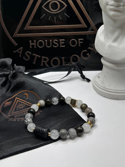 “Cancer Nightwarden” - мъжка гривна зодия Рак