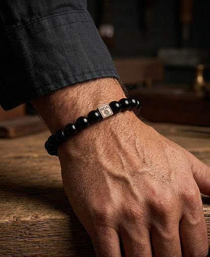 НОА Черен Турмалин: Абсолютен Енергиен Щит | гривна унисекс