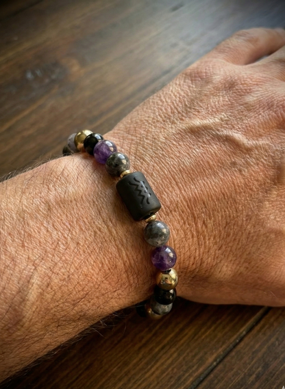 “Aquarius Voidmind” - мъжка гривна зодия Водолей