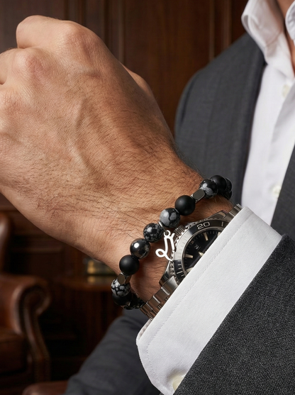 “Capricorn Umbra” - мъжка гривна зодия Козирог