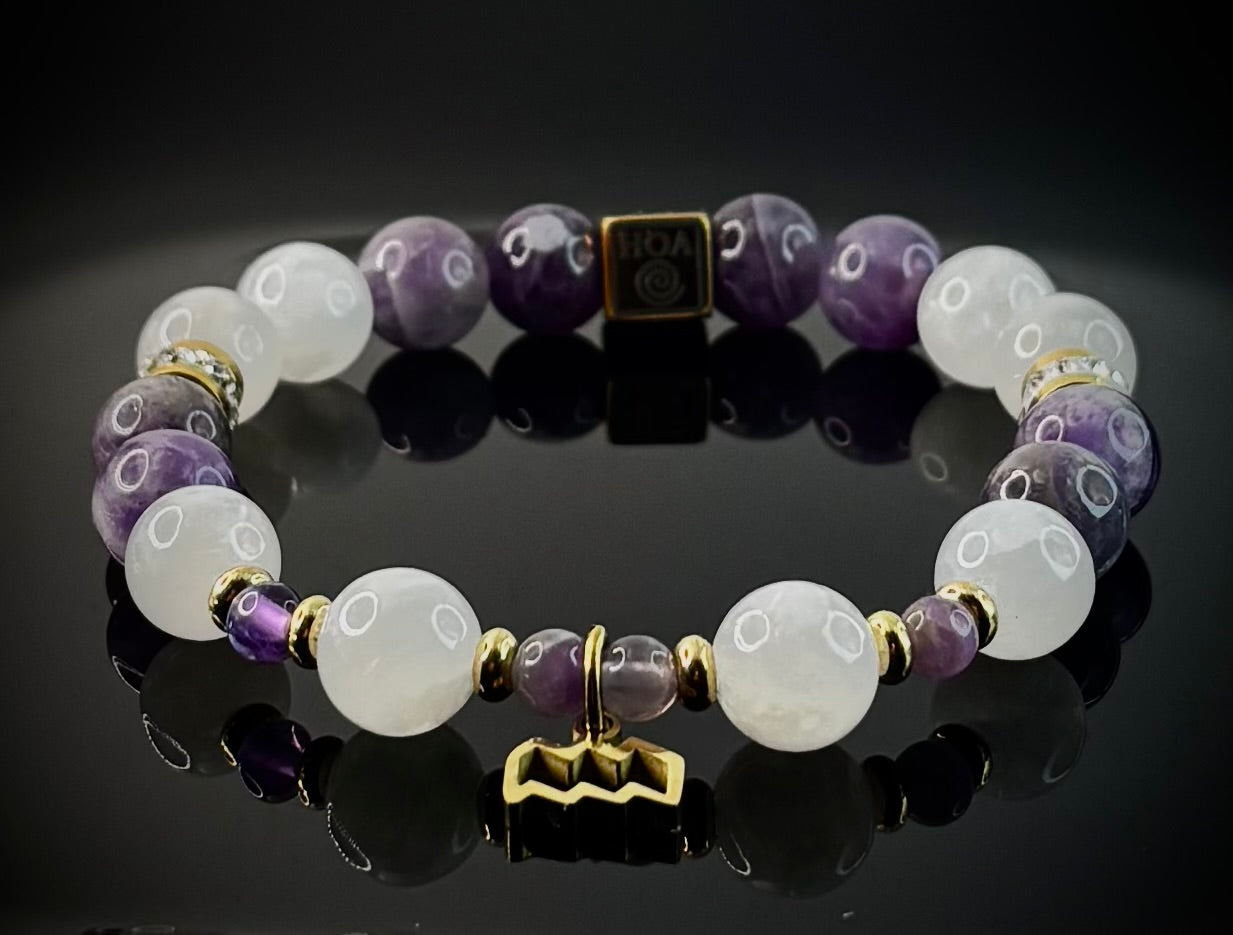 “Aquarius Noema” - дамска гривна зодия Водолей