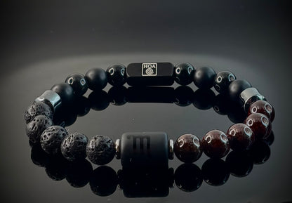 “Scorpio Veil” - мъжка гривна зодия Скорпион