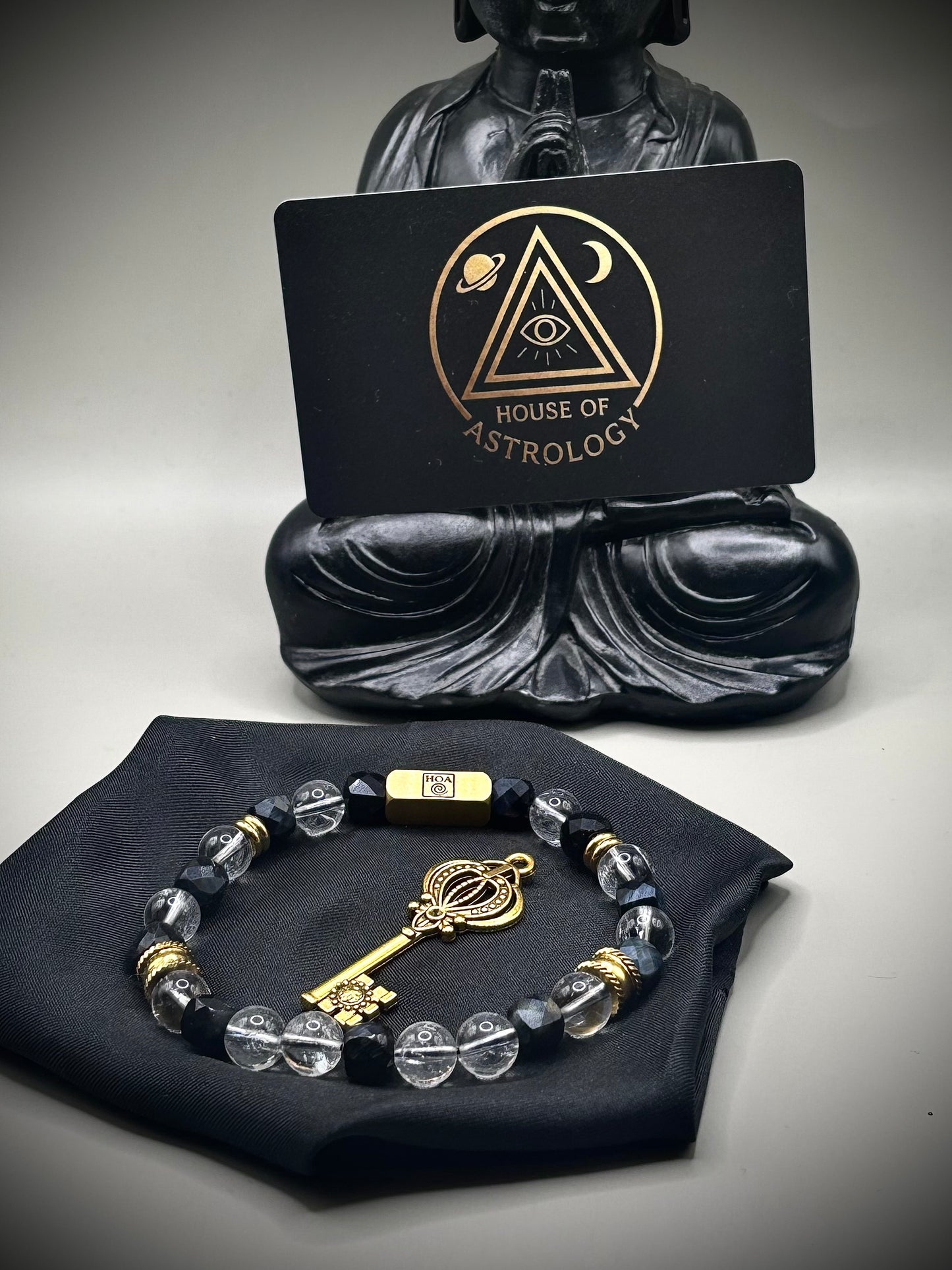 НОА Соколово Око и Лемурийски Кристал: Кодът на Пазителя | мъжка гривна