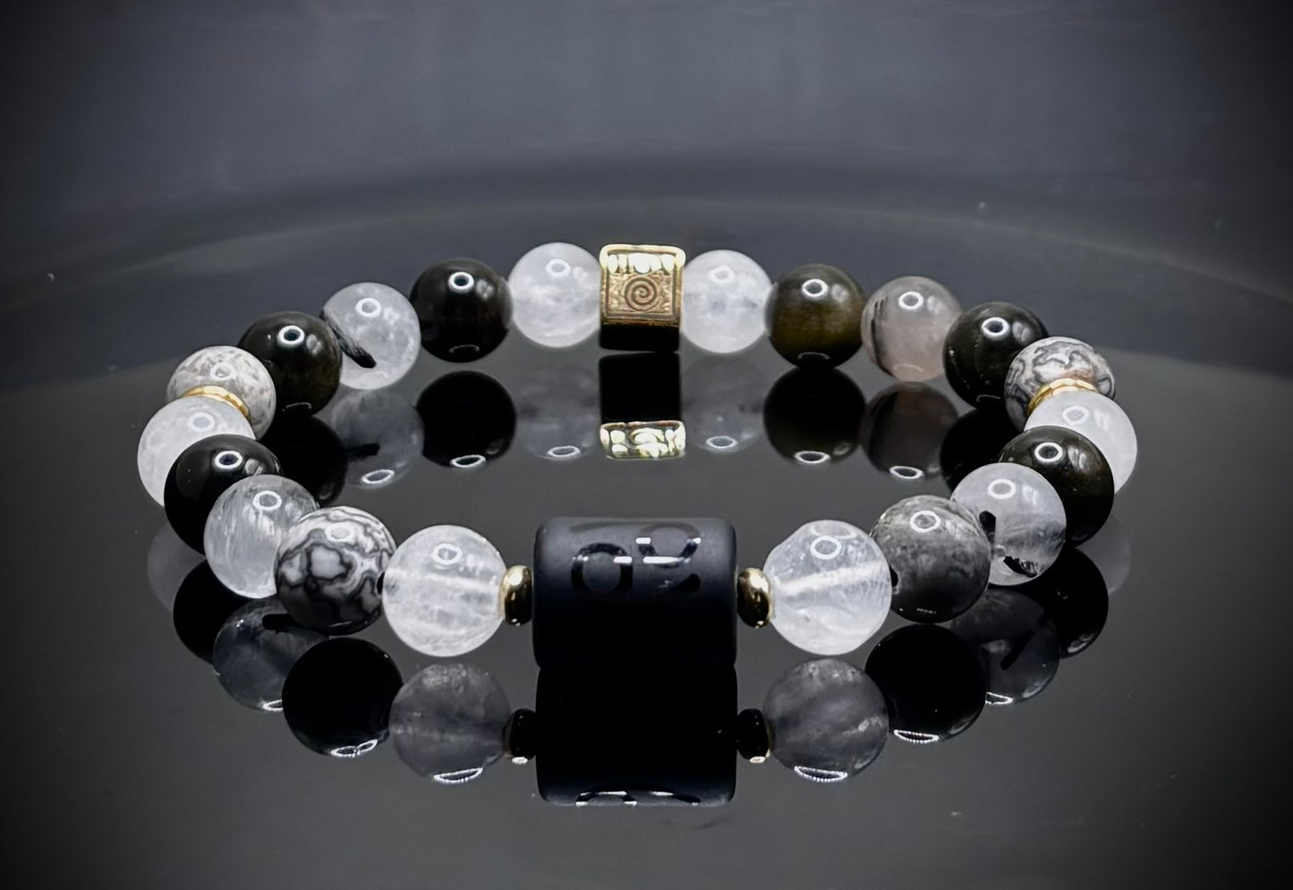 “Cancer Nightwarden” - мъжка гривна зодия Рак