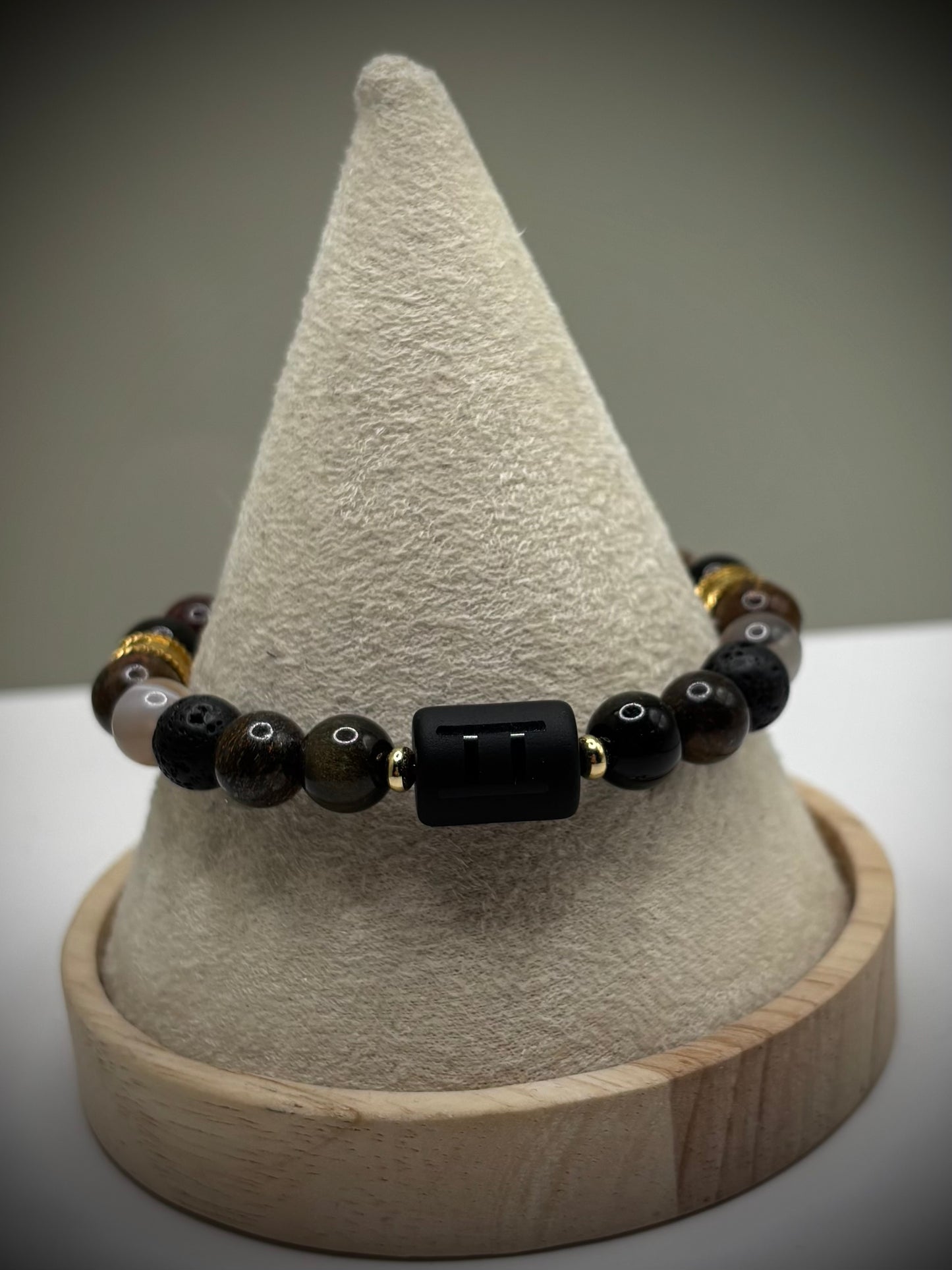 “Gemini Paradox” - мъжка гривна зодия Близнаци