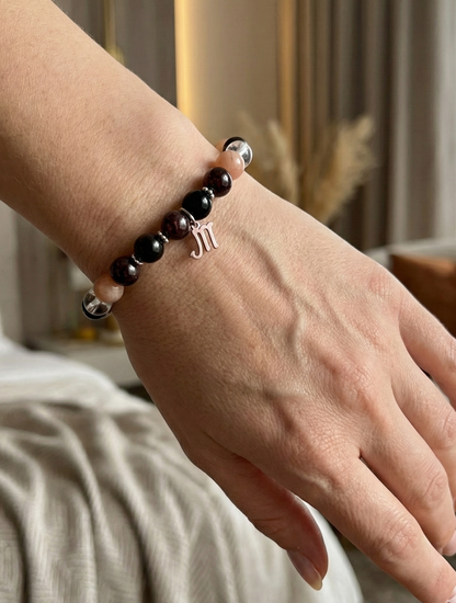 “Scorpio Ignita” - дамска гривна зодия Скорпион