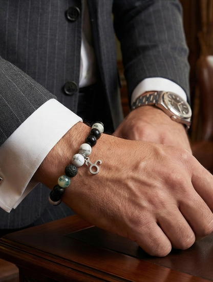 “Taurus Terra” - мъжка гривна зодия Телец