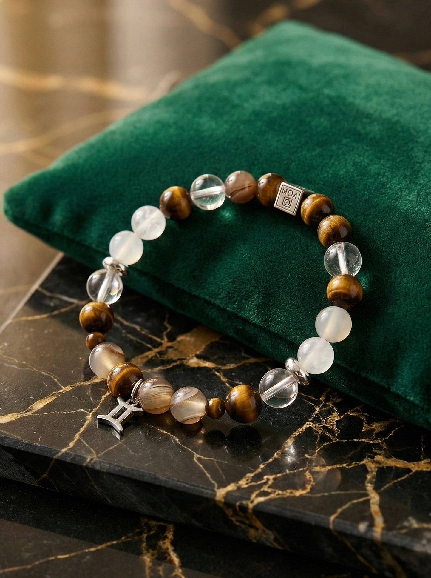 “Gemini Dualis” - дамска гривна зодия Близнаци