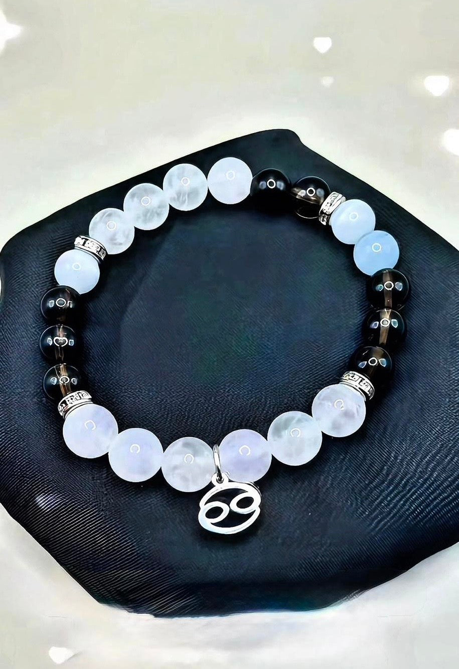 “Mystic Moon Cancer” - дамска гривна зодия Рак