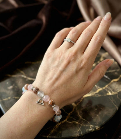 “Libra Harmonia” - дамска гривна зодия Везни