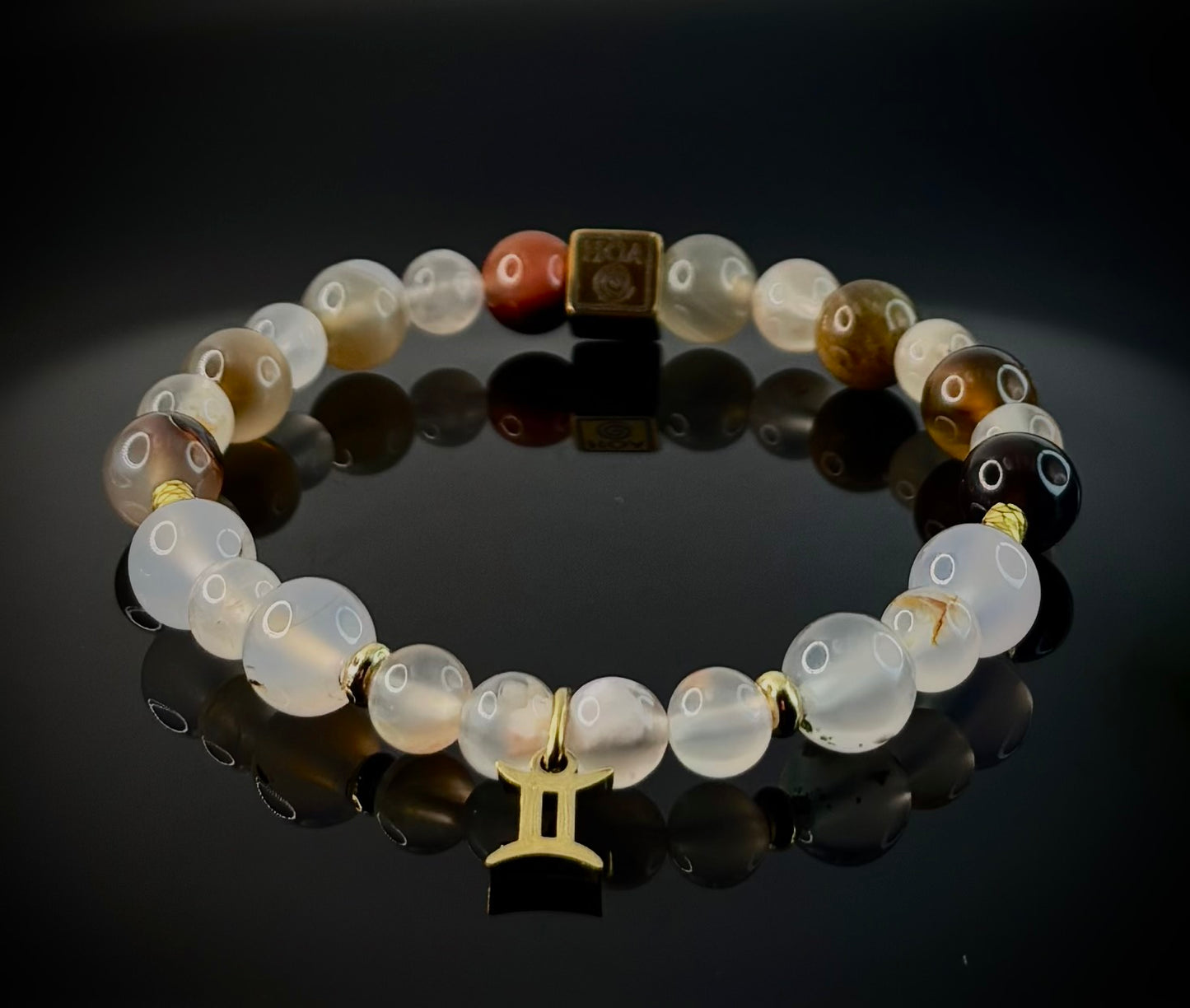 “Gemini Velora” - дамска гривна зодия Близнаци