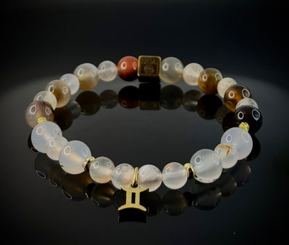 “Gemini Velora” - дамска гривна зодия Близнаци