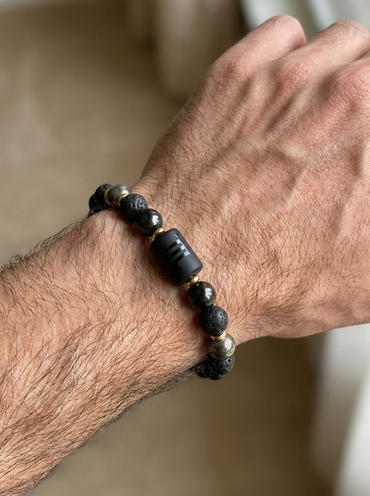 “Scorpio Tenebris” - мъжка гривна зодия Скорпион