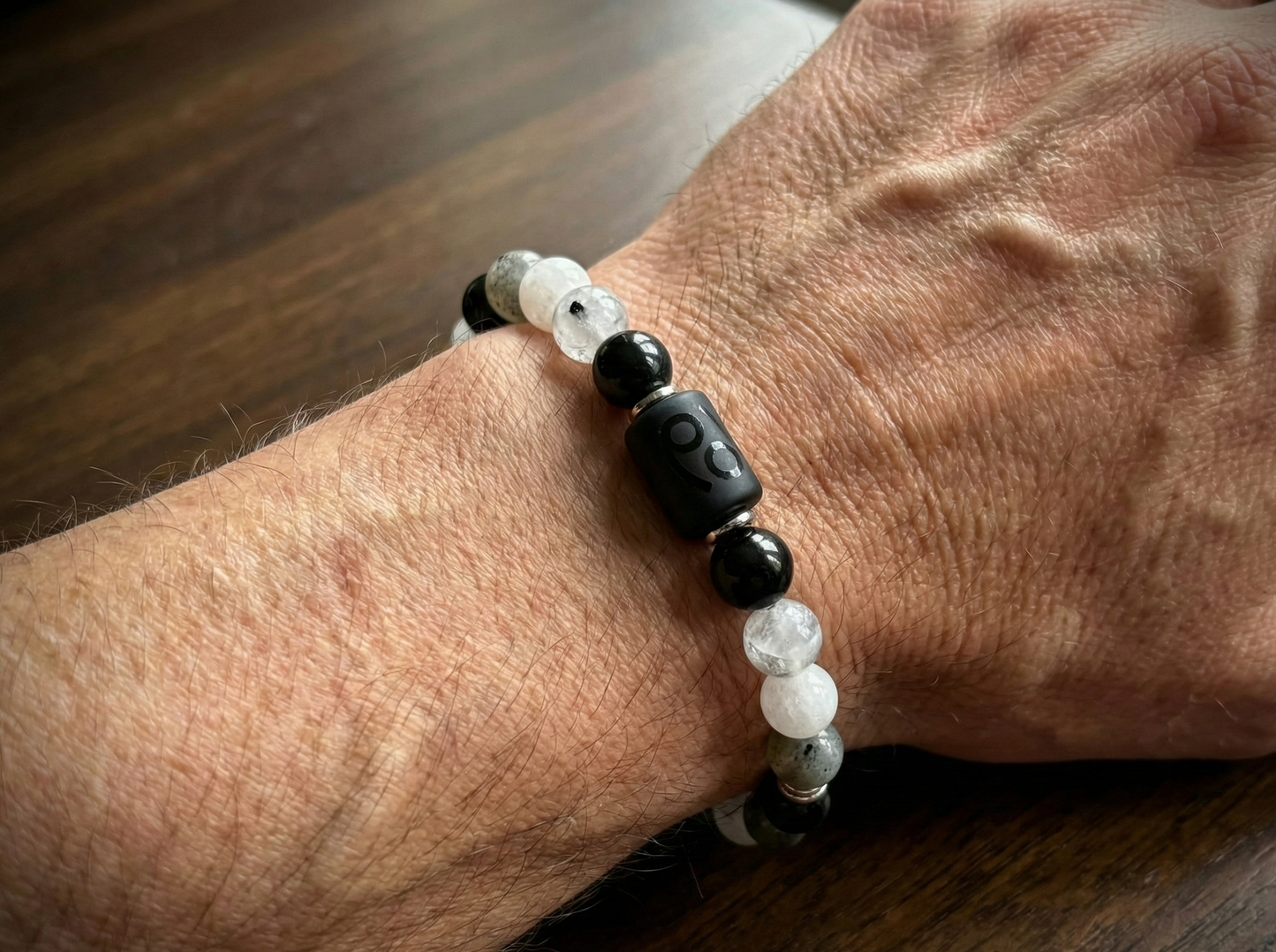 “Cancer Tides” - мъжка гривна зодия Рак