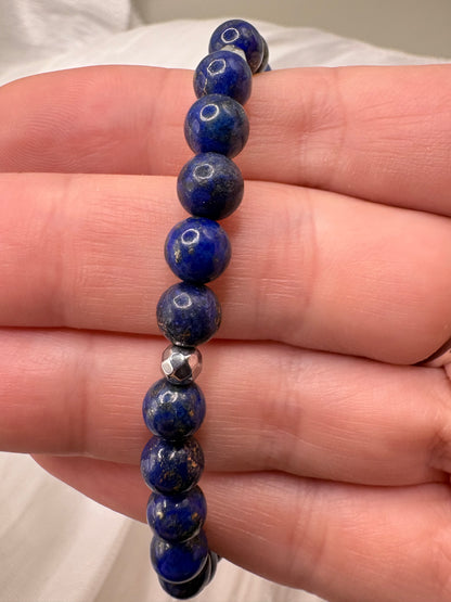 Лапис лазули, дамска гривна
